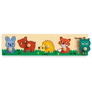 Comparateur de prix : DJECO Puzzle à encastrement : Forest'n'co Coloris Unique