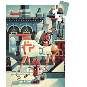 Puzzle enfant Djeco Bob le robot 36 pièces pas cher