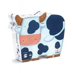 Puzzle Silhouette 24 Pièces Vaches - DJECO - Thème Animaux - Pour Enfant de 3 ans et plus pas cher