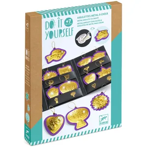 Comparateur de prix : Djeco Amulettes métal à créer : Porte-bonheur