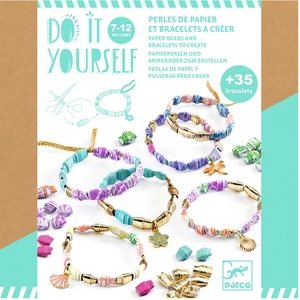 Comparateur de prix : Création perle et bijou Djeco Coffret créatif Perles de papier