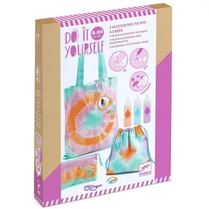 Comparateur de prix : Djeco Accessoires Tie-Dye à créer Sunshine Camp - Do It Yourself