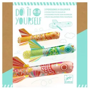 Djeco A&C Do It Yourself Poissons À Colorier MulticoloreVendu parfnac