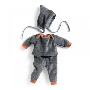 Vêtement pour poupon Poméa 32 cm - DJECO - Pearl Gray - 24 mois - 2 ans - Mixte pas cher