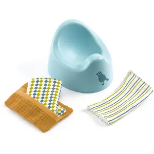 Comparateur de prix : Djeco Accessoires pour poupon Poméa 32 cm : Pot et Lingettes