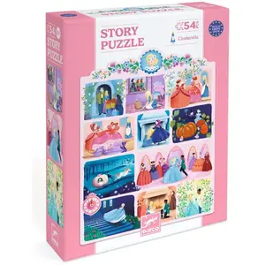 Djeco Story Puzzle 54 pièces : Cendrillon pas cher