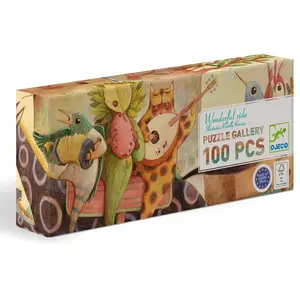 Puzzle gallery Wonderful Ride 100 pcs Djeco pas cher