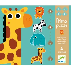 Comparateur de prix : Puzzle Animaux - DJECO - Dans la Jungle - Moins de 100 pièces - Mixte
