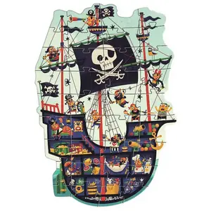 Djeco Puzzles Géants Bateau Pirates