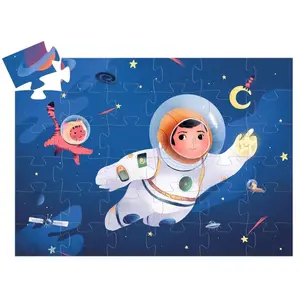 Djeco Puzzle 36 pièces : Un astronaute dans la lune pas cher