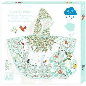 Djeco CASQUETTES ET CAPES DE PLUIE - LITTLE BIG ROOM : Feuillage pas cher