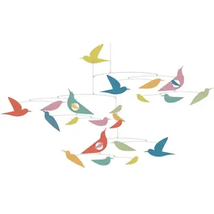 LBR -Móvil Katsumi-Oiseaux Multicolore Ne pas exercer d'activités créatives (54375) pas cher