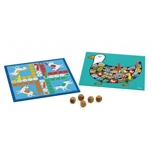 Comparateur de prix : Djeco - Classic Box Boîte De 12 Jeux De Société