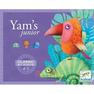 Jeu de Yams Junior - DJECO - Thèmes amusants et images colorées - 2 joueurs ou plus pas cher