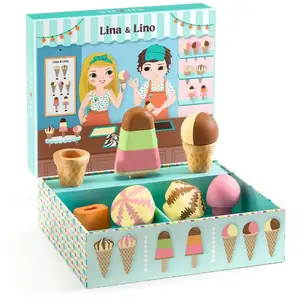 Djeco JEUX D'IMITATION Lina & Lino pas cher