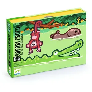 Djeco JEUX DE CARTES Safari croco pas cher