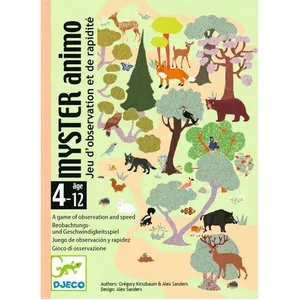 Comparateur de prix : Djeco Jeu De Cartes Myster Animo - Fsc Mix