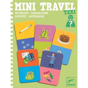 DJECO Jeu de Devinettes Teki - Mini Jeux de Voyage Amusants - Neuf pas cher