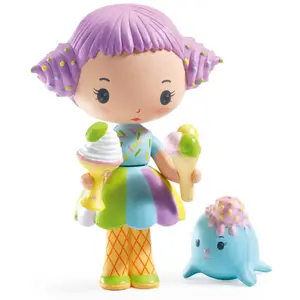 Djeco Figurines Tinyly Tutti & Frutti - Collection Fantaisiste pour Enfants - Neuf pas cher