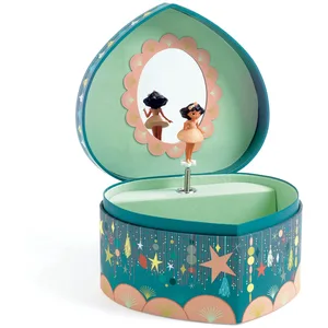 Comparateur de prix : Boîte à musique et à bijoux - Djeco - Happy Party - Multicolore - Enfant - Orange