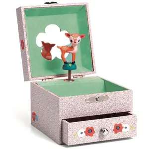 Comparateur de prix : DJECO- Caja de música Cervatillo flauta mágica Boîtes à Musique, 36086, Multicolore