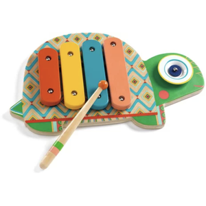 Comparateur de prix : DJECO Animambo Tortue Xylophone et Cymbale