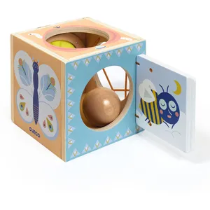 Djeco - Jeu d'éveil Baybox Multicolore taille unique pas cher