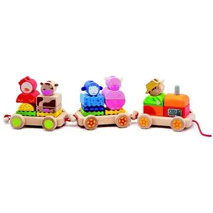 Comparateur de prix : Créaferme train d activites a tirer -djeco DJ06314