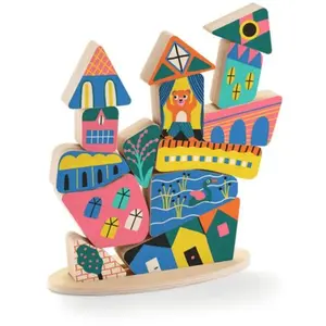 Djeco JEUX  EDUCATIFS BOIS - CONSTRUCTION GALLERY : Ze Stakaboom pas cher
