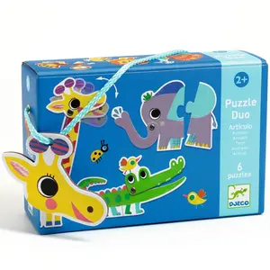 Puzzle Duo Articulo Animaux Djeco