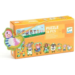 Djeco Puzzle Grands et petits à la ferme pas cher