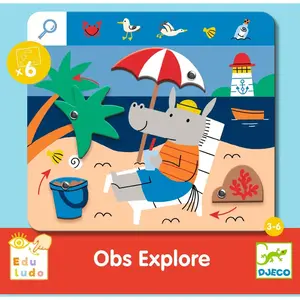 Djeco JEUX  EDUCATIFS - EDULUDO : Obs Explore pas cher