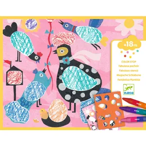 Comparateur de prix : Coloriage pour les petits Piou piou & co - Djeco