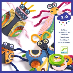 Comparateur de prix : Djeco - Bestioles en fils chenille Multicolore taille unique