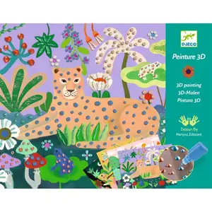 Comparateur de prix : Peinture 3D enfant Djeco Forêt tropicale