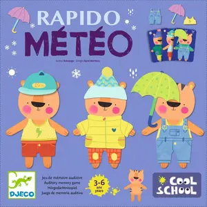 Jeu éducatif Djeco Rapido Météo pas cher