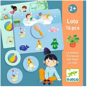 Loto Djeco Dans la maison pas cher