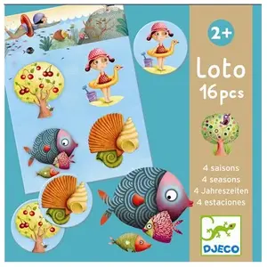 Comparateur de prix : Loto - DJECO - Les 4 saisons - Mixte - Vert - A partir de 3 ans