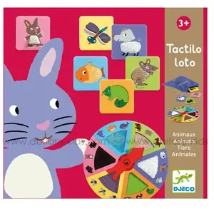 Tactilo loto animaux by djeco jeux éduca pas cher