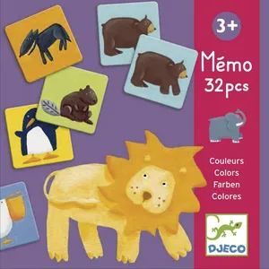 Djeco Djeco Mémo Animaux Couleurs pas cher