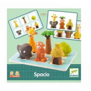 Djeco Jeu de repérage dans l'espace Eduludo Spacio pas cher