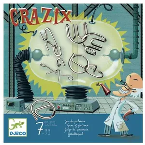 Djeco - 6 casse tetes en metal Crazix pas cher