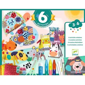 Comparateur de prix : Jeu créatif Djeco Coffret multi-activités Les animaux et leurs maisons
