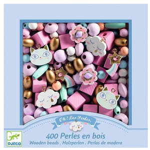Comparateur de prix : Création perle et bijou Djeco Perles en bois Arc-en-ciel