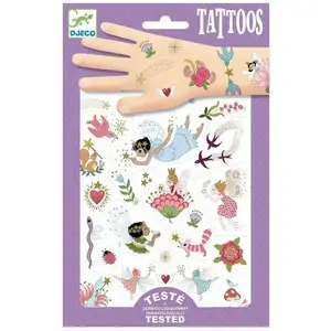 DJECO Tatouages Fairy Friends pas cher