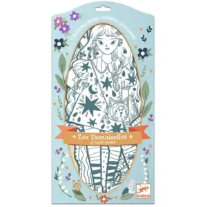 Djeco A&C Les Demoiselles Coloriage Mode Angèle & Ses Amies Multicolore