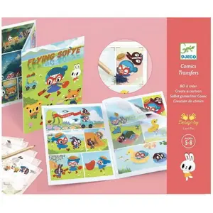 DESIGN BY Autocollant Comic Flying Sofye Autocollants Multicolore (39558)