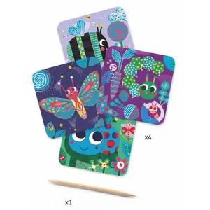 Comparateur de prix : Jeu créatif Djeco Cartes à gratter Toutes petites bêtes