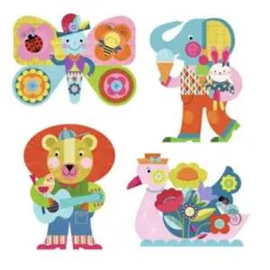 Djeco - Coloriage à l'eau Animalo-Len Multicolore taille unique pas cher