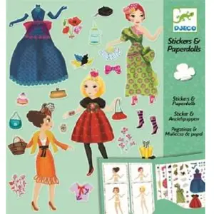 Comparateur de prix : Stickers et paperdolls Trop mode Djeco